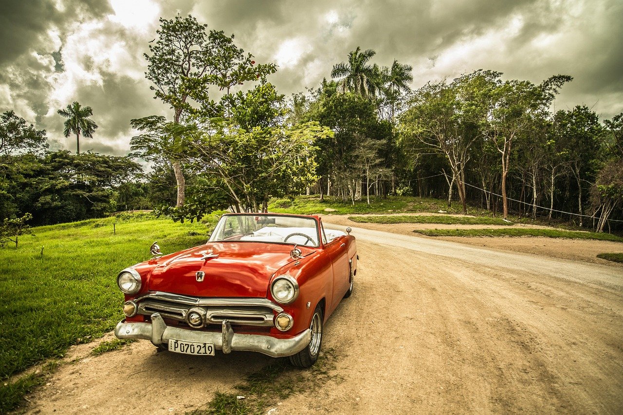 Is the convertible heading into the sunset?
